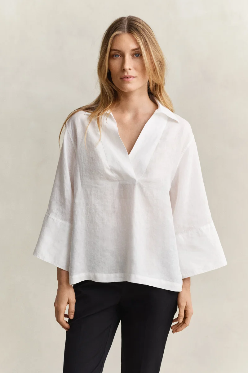 GANT Relaxed Linen Popover Shirt